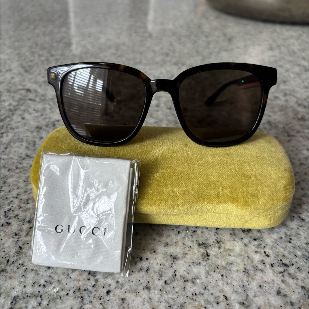 Gucci GG0848SK 003 Havana Tortoise Womens Sunglasses 54/20/145